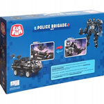 KLOCKI ELEFUN POLICE BRIGADE SWAT C0551A - widok 2 opakowania szczegoly zabawka kolekcja