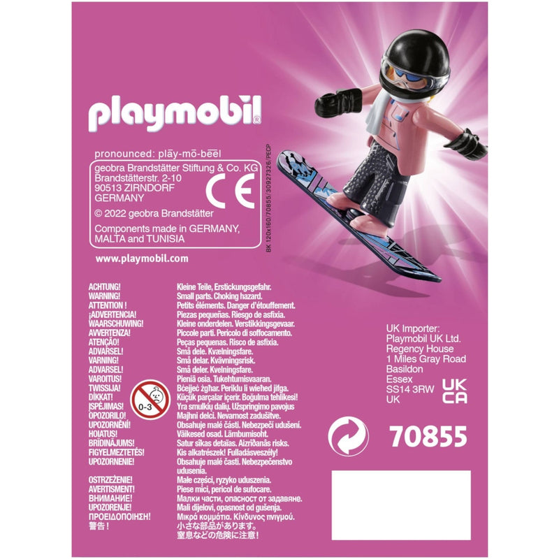 PLAYMOBIL PLAYMO-FRIENDS SNOWBOARDZISKA  - widok 4 opakowania szczegoly zabawka kolekcja