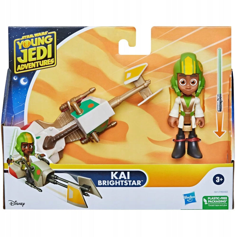 STAR WARS JEDI  KAI BRIGHTSTAR + ŚMIGACZ - widok 2 opakowania szczegoly zabawka kolekcja