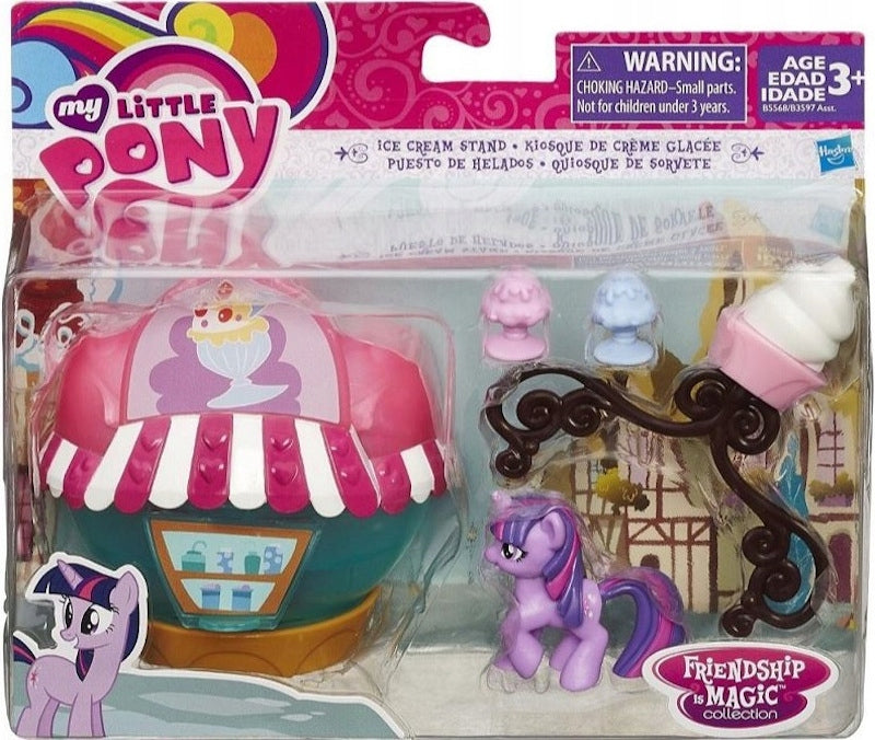 Zabawka MY LITTLE PONY STOISKO Z LODAMI + TWILIGHT SPARKLE - kolekcjonerska premium zabawki Aseo dla dzieci