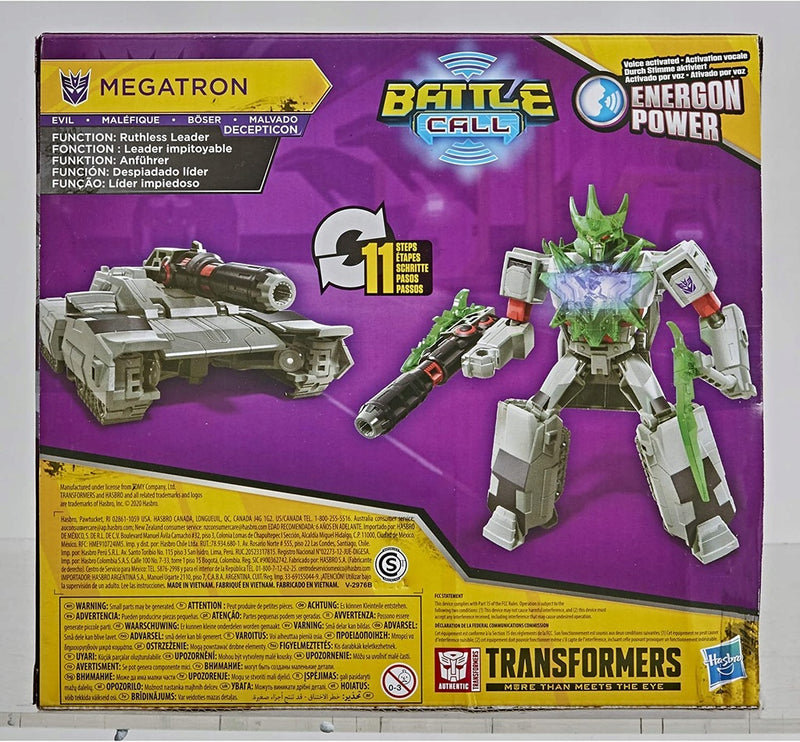 TRANSFORMERS BUMBLEBEE CYBERVERSE MEGATR - widok 4 opakowania szczegoly zabawka kolekcja