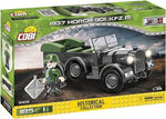 Zabawka COBI WWII HISTORICAL COLLECTION 1937 HORCH 901 - kolekcjonerska premium zabawki Aseo dla dzieci