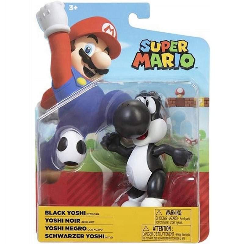 Zabawka SUPER MARIO JAKKS ORYGINALNA RUCHOMA  CZARNY BLACK - kolekcjonerska premium zabawki Aseo dla dzieci