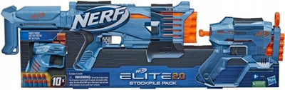 NERF ELITE 2.0 STOCKPILE PACK TETRAD QUA - widok 2 opakowania szczegoly zabawka kolekcja