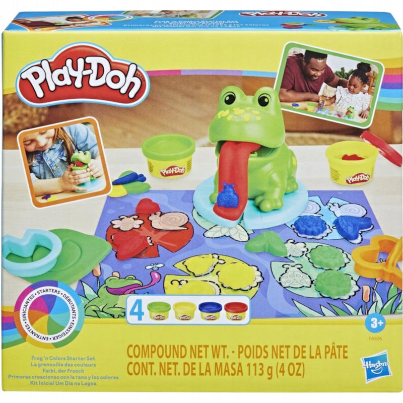 Zabawka PLAY-DOH CIASTOLINA HASBRO ZESTAW STARTERS ŻABA I  - kolekcjonerska premium zabawki Aseo dla dzieci