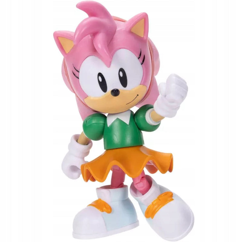 SONIC THE HEDGEHOG  CLASSIC AMY + ŻÓŁTY  - widok 4 opakowania szczegoly zabawka kolekcja