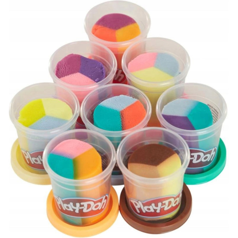 PLAY-DOH ORYGINALNA CIASTOLINA HASBRO FR - widok 3 opakowania Hasbro szczegoly kolekcja
