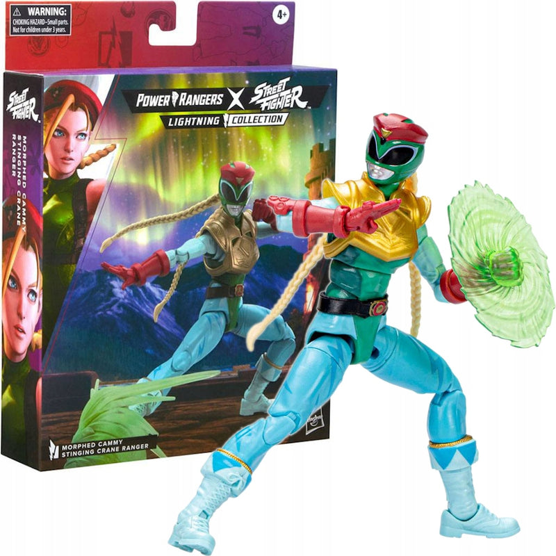 Zabawka POWER RANGERS STREET FIGHTER COLLECTION MORPHED CA - kolekcjonerska premium zabawki Aseo dla dzieci