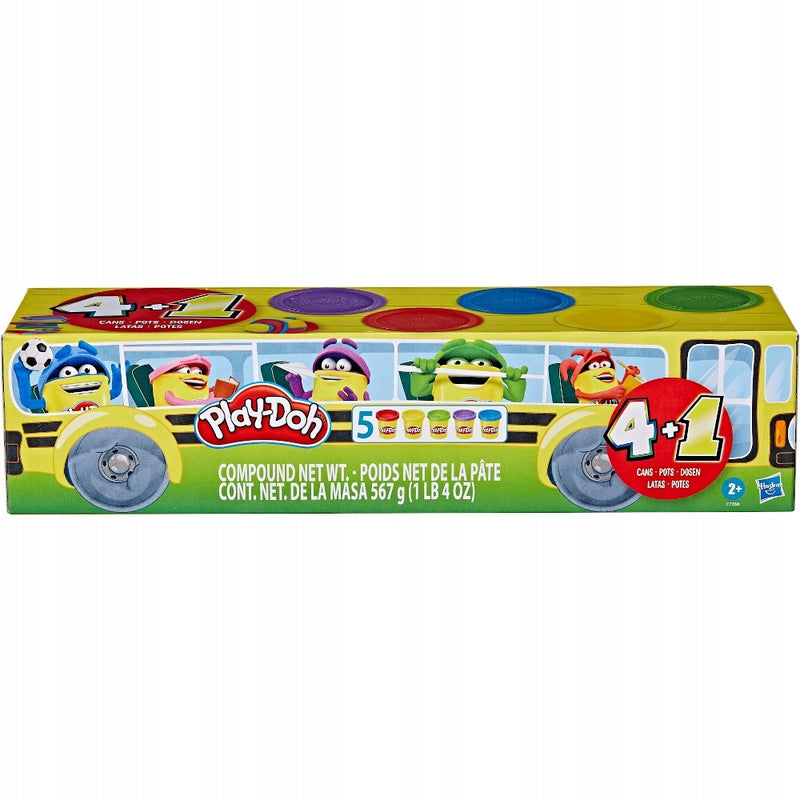 PLAY-DOH CIASTOLINA ZESTAW KOLOROWYCH TU - widok 2 opakowania szczegoly zabawka kolekcja