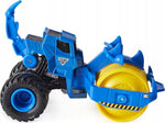 MONSTER JAM TRUCK 1:64 POJAZD BULDOŻER R - widok 3 opakowania szczegoly zabawka kolekcja