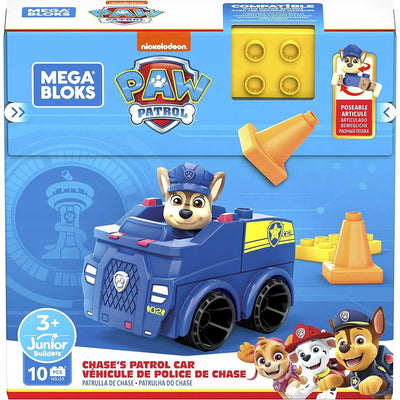 MEGA BLOKS PSI PATROL RADIOWÓZ PATROLOWY - widok 2 opakowania szczegoly zabawka kolekcja