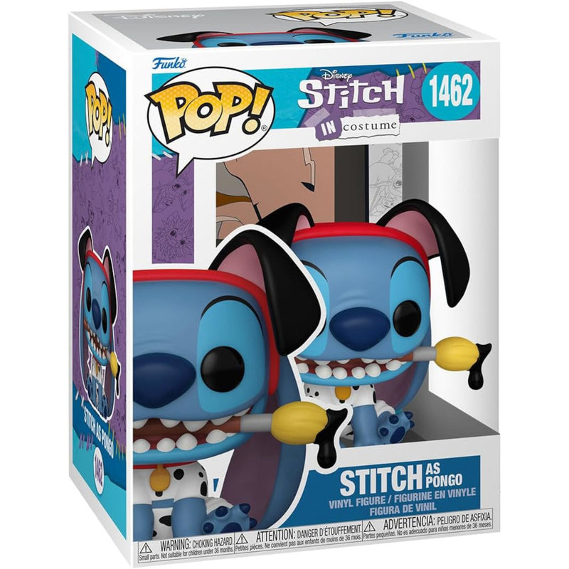 Figurka Funko POP DISNEY STITCH IN COSTUME  STITCH AS PONGO 146 - kolekcjonerska premium dla fanow kolekcjoner
