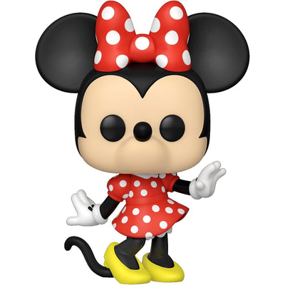 Funko POP Disney Minnie Mouse 1188 - widok z tyłu opakowania - czerwona kokarda iconic Disney