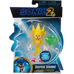 Zabawka SONIC THE HEDGEHOG 2 MOVIE  SUPER SONIC + SZMARAGD - kolekcjonerska premium zabawki Aseo dla dzieci