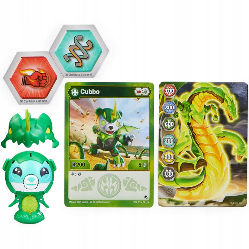 BAKUGAN ZIELONY VENTUS DRAGONOID DRAGO C - widok 3 opakowania szczegoly zabawka kolekcja