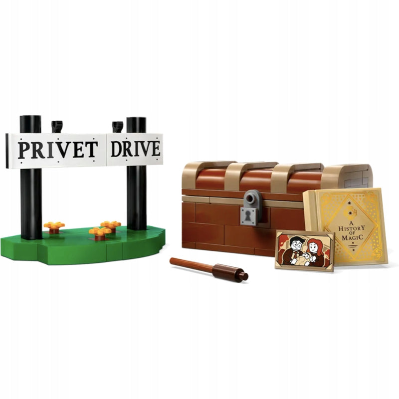 LEGO HARRY POTTER ZESTAW HEDWIGA Z WIZYT - widok 3 opakowania szczegoly zabawka kolekcja