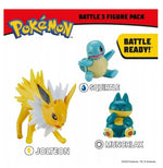 FIGURKI POKEMON 3-PAK JOLTEON SQUIRTLE M - widok 3 opakowania szczegoly zabawka kolekcja