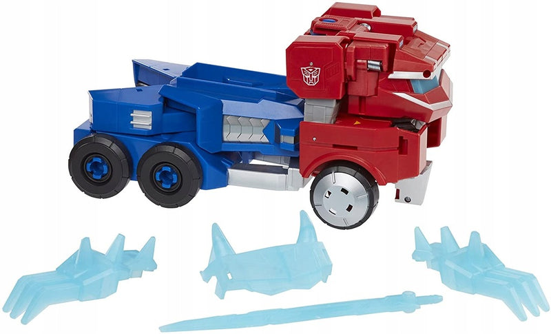 TRANSFORMERS BUMBLEBEE  OPTIMUS PRIME 26 - widok 6 opakowania szczegoly zabawka kolekcja