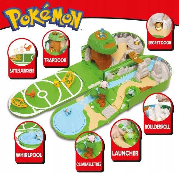 POKEMON PLECAK PLANSZA DO ZABAWY +  PIKA - widok 8 opakowania szczegoly zabawka kolekcja