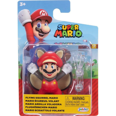 Super Mario Nintendo Oryginalna Ruchoma Figurka Flying Squirrel Mario