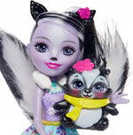 ENCHANTIMALS TOALETKA SAGE SKUNK + SKUNK - widok 4 opakowania szczegoly zabawka kolekcja