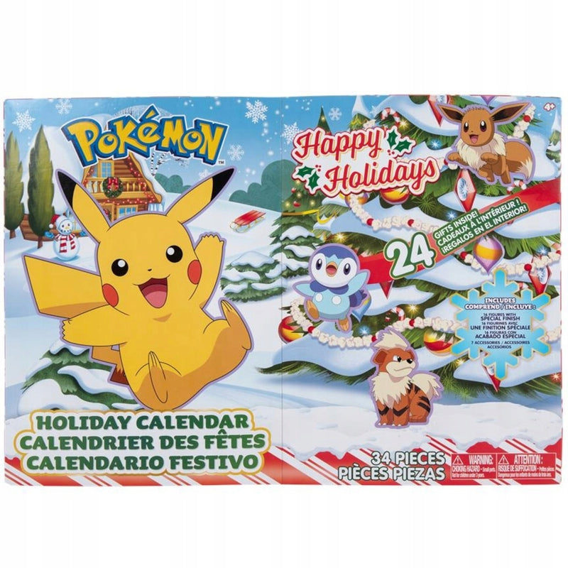 POKEMON KALENDARZ ADWENTOWY ORYGINALNY Z - widok 2 opakowania szczegoly zabawka kolekcja