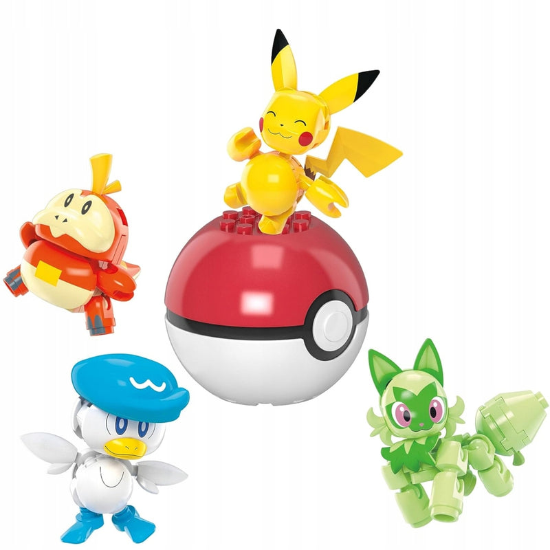 MEGA CONSTRUX POKEMON PALDEA REGION TEAM - widok 3 opakowania szczegoly zabawka kolekcja