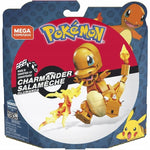 MEGA CONSTRUX POKEMON KLOCKI  CHARMANDER - widok 2 opakowania szczegoly zabawka kolekcja