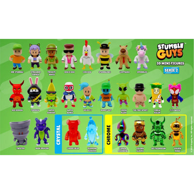 STUMBLE GUYS ZESTAW FIGUREK 3-PAK ROBOT  - widok 2 Diramix opakowanie szczegoly collectible