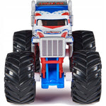 MONSTER JAM TRUCK AUTO TERENOWE SPIN MAS - widok 4 opakowania szczegoly zabawka kolekcja