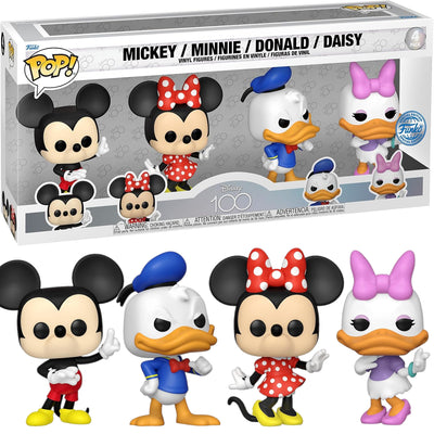 Figurka Funko POP DISNEY 100 YEARS 4-PACK MICKEY MINNIE DONALD  - kolekcjonerska premium dla fanow kolekcjoner