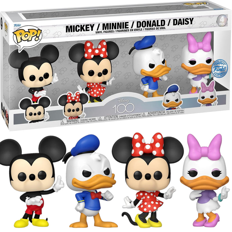 Figurka Funko POP DISNEY 100 YEARS 4-PACK MICKEY MINNIE DONALD  - kolekcjonerska premium dla fanow kolekcjoner