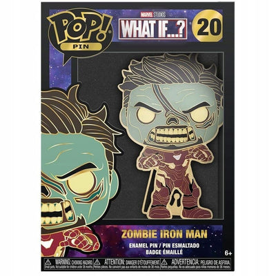 Zabawka FUNKO POP! PIN MARVEL WHAT IF...? ZOMBIE IRON MAN  - kolekcjonerska premium zabawki Aseo dla dzieci