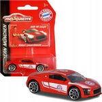 Zabawka MAJORETTE FC BAYERN AUDI R8 COUPE RL9 LEWANDOWSKI - kolekcjonerska premium zabawki Aseo dla dzieci