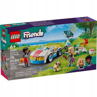 Zabawka LEGO FRIENDS ZESTAW KLOCKÓW SAMOCHÓD ELEKTRYCZNY I - kolekcjonerska premium zabawki Aseo dla dzieci