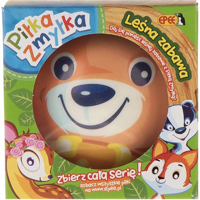 Zabawka PIŁKA ZMYŁKA LEŚNA ZABAWA ZWIERZĄTKA NIEDŹWIADEK E - kolekcjonerska premium zabawki Aseo dla dzieci