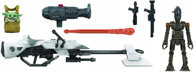 STAR WARS MISSION FLEET SPEEDER BIKE IG- - widok 2 opakowania szczegoly zabawka kolekcja
