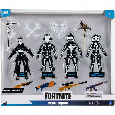 Zabawka FORTNITE ZESTAW 4-PAK RAVAGE BOSS FISHSKULL LEADER - kolekcjonerska premium zabawki Aseo dla dzieci