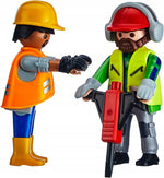 PLAYMOBIL FIGURKI 2-PAK PRACOWNICY BUDOW - widok 2 opakowania szczegoly zabawka kolekcja