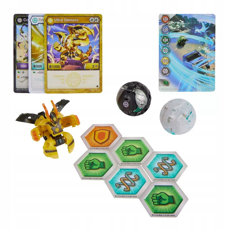 BAKUGAN LEGENDS ULTRA DEMORC + COLOSSUS  - widok 5 opakowania szczegoly zabawka kolekcja