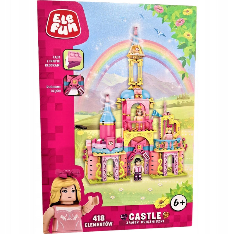 Zabawka KLOCKI ELEFUN CASTLE ZAMEK KSIĘŻNICZKI C0231 - kolekcjonerska premium zabawki Aseo dla dzieci