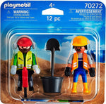 Zabawka PLAYMOBIL FIGURKI 2-PAK PRACOWNICY BUDOWLANI 70272 - kolekcjonerska premium zabawki Aseo dla dzieci