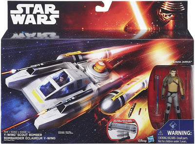 STAR WARS Y-WING SCOUT BOMBER  KANAN JAR - widok 2 opakowania szczegoly zabawka kolekcja