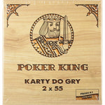 POKER KING KARTY DO GRY MAKAO WOJNA GRA  - widok 2 opakowania szczegoly zabawka kolekcja