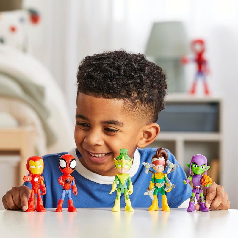 SPIDEY I SUPER KUMPLE 5-PAK SPIDEY IRON  - widok 2 opakowania Hasbro szczegoly kolekcja