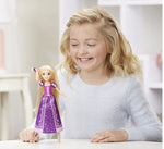 KSIĘŻNICZKI DISNEY LALKA ROSZPUNKA AKCES - widok 3 opakowania szczegoly zabawka kolekcja