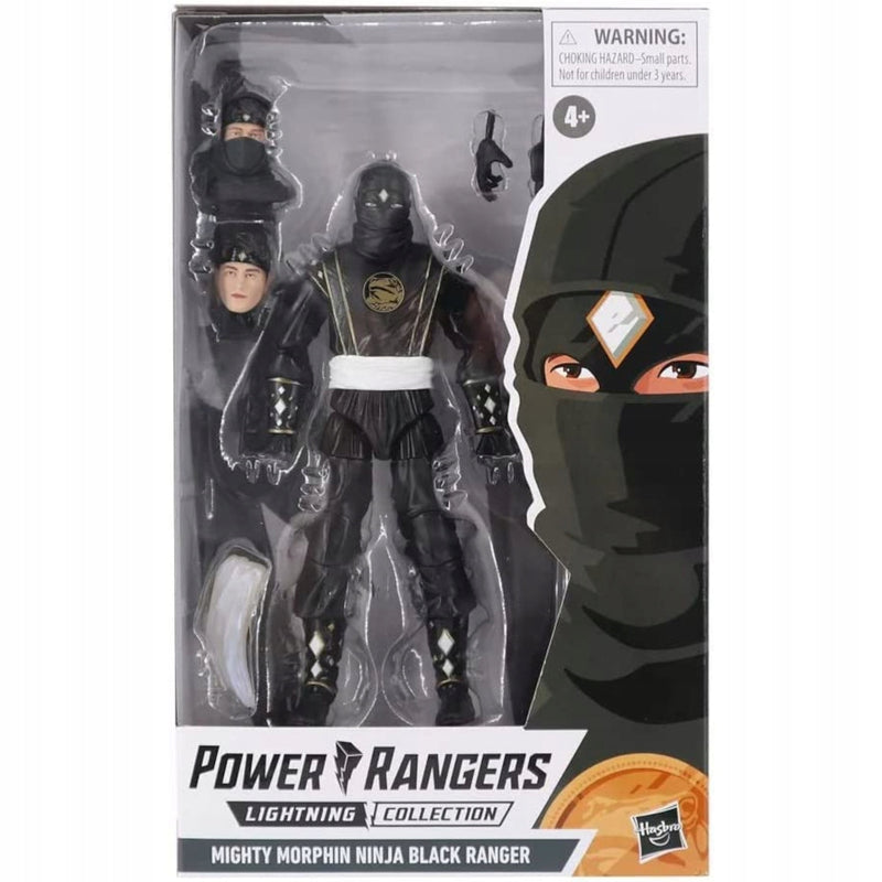 POWER RANGERS MIGHTY MORPHIN NINJA CZARN - widok 2 opakowania szczegoly zabawka kolekcja