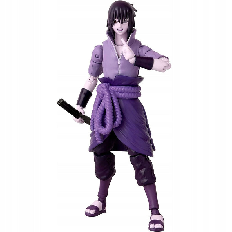 NARUTO SHIPPUDEN ANIME HEROES SASUKE UCH - widok 4 Bandai opakowanie szczegoly collectible