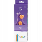 Zabawka HEY CLAY ANIMALS COW 3 TUBKI - kolekcjonerska premium zabawki Aseo dla dzieci