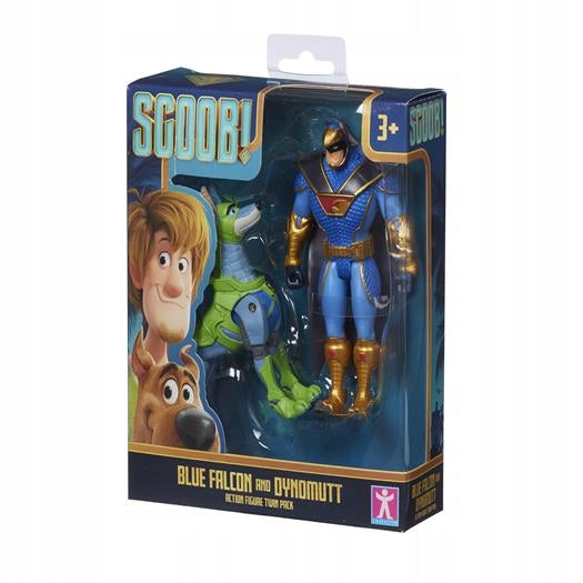 SCOOBY DOO FIGURKI NIEBIESKI SOKÓŁ FALCO - widok 3 opakowania szczegoly zabawka kolekcja